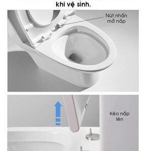 Alternative view of Bồn cầu 1 khối Esinc HDG 071